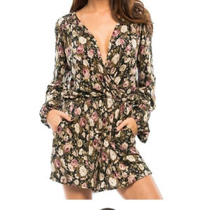 Nightcap Floral Romper Sz M